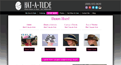Desktop Screenshot of hat-a-tude.com